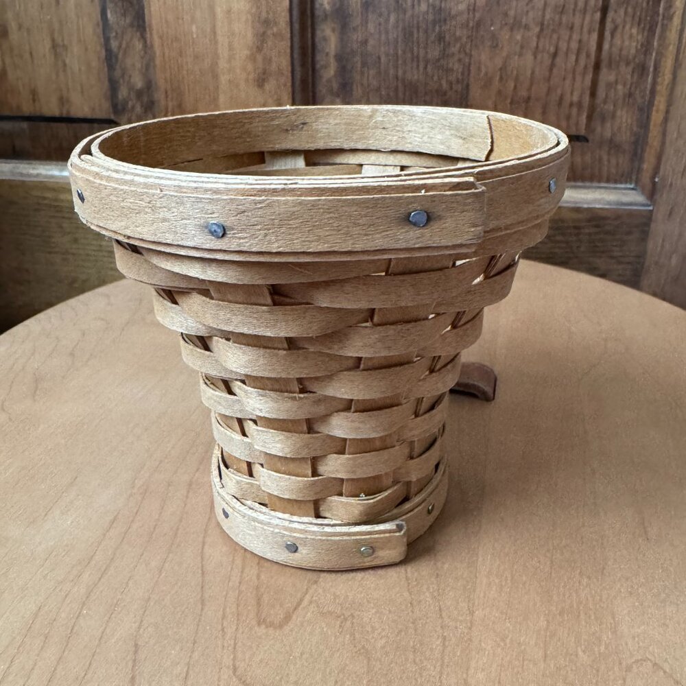 Longaberger 2009 4" Flower Pot Booking Basket - Picture 2 of 4